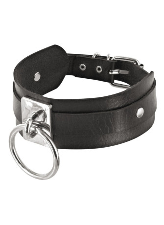 Collier fétichiste avec anneau métal pour laisse - CC6060110010